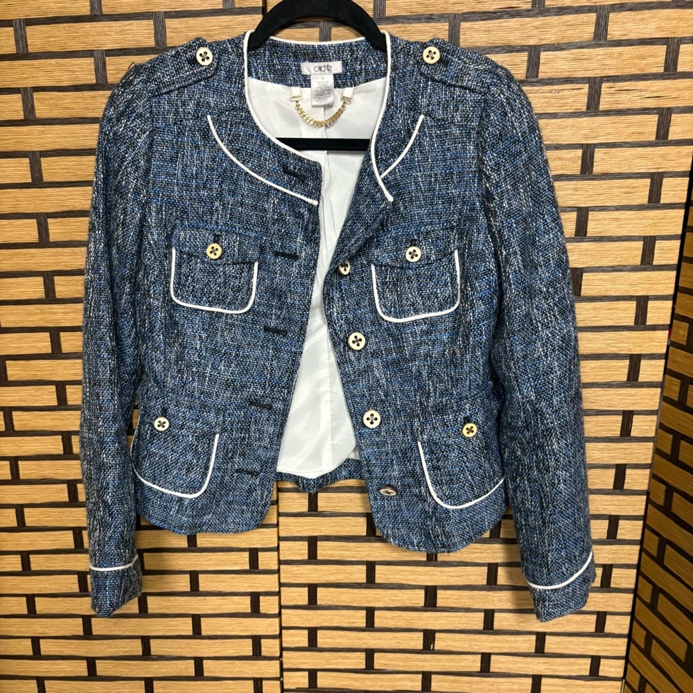 Cache Blue Jacket Size‎ 0